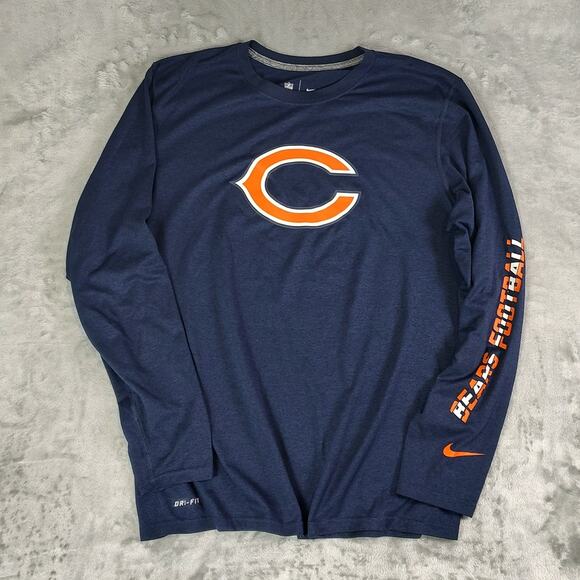 NFL Chicago Bears NIKE Therma-Fit Long-Sleeve Men's long sleeve shirt - Picture 1 of 7